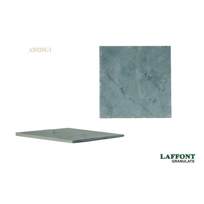 DALLES ARDOISE 20X20X1 CM - GRIS