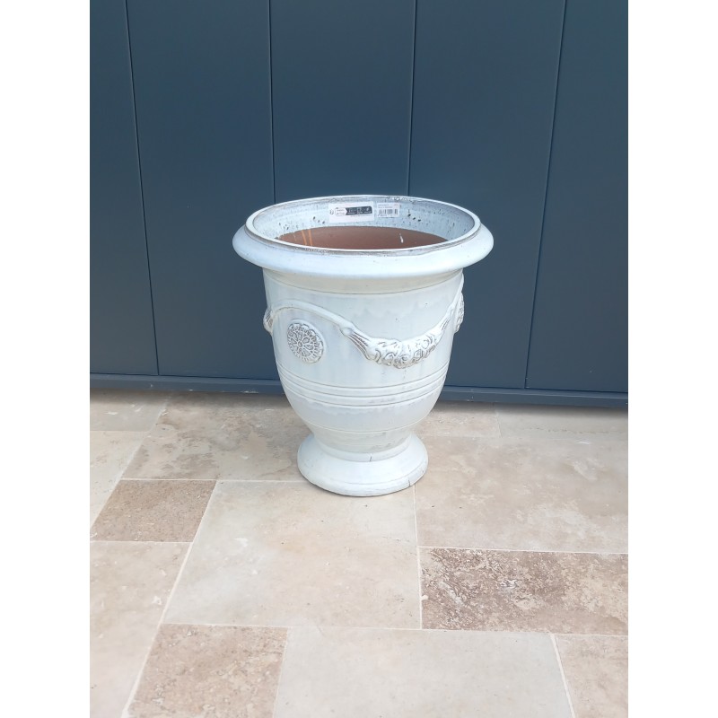 POT ANDUZE W EMAIL Ø 50 CM HT. 54 CM REF. 2373