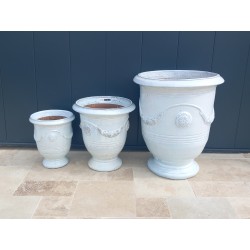 POT ANDUZE W EMAIL Ø 50 CM HT. 54 CM REF. 2373