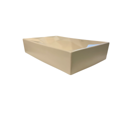 VASQUE CERAMIQUE RECTANGULAIRE INTERIEUR IRREGULIER