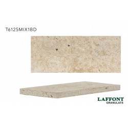 MARGELLE TRAVERTIN BEIGE BD 61X25X3CM - MIX1
