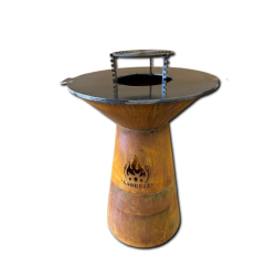 BRASERO CORTEN Ø 60 CM HT 80,5 CM - LA BREZZ