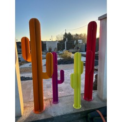 CACTUS 3 BRANCHES HT 110 CM - ACIER CORTEN