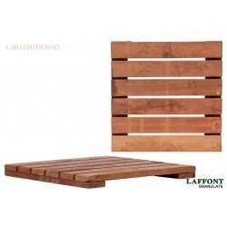 DALLE TERRASSE BOIS EXOTIQUE BRESIL 450X450X38 MM