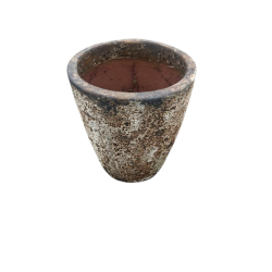 POT CONIC EMAIL SAND WHITE Ø 51 CM HT. 60 CM REF. 3543