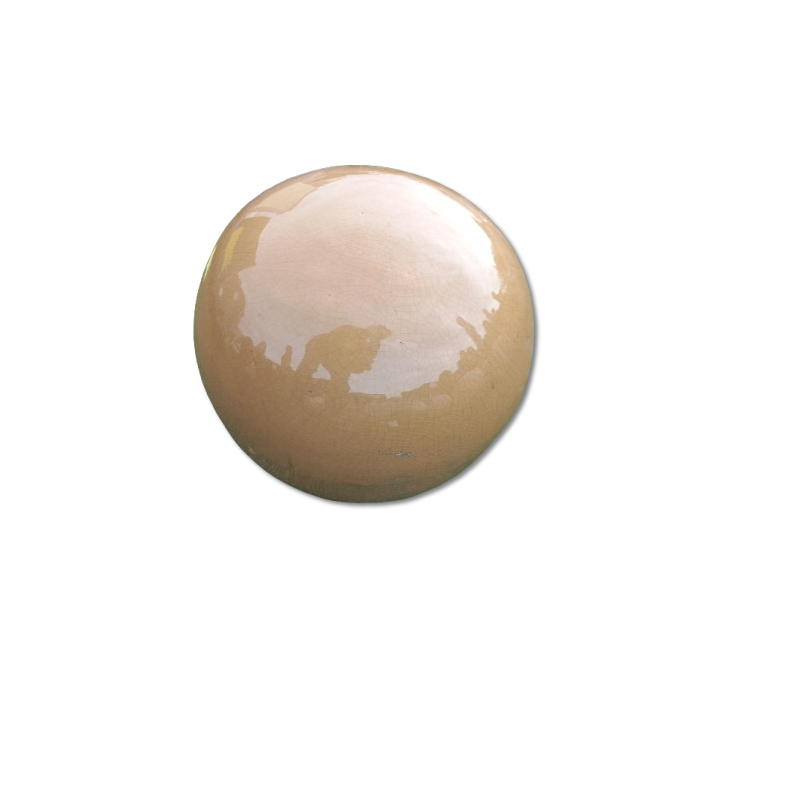 BOULE EMAILLE AMBRE Ø 36 CM - REF 1815