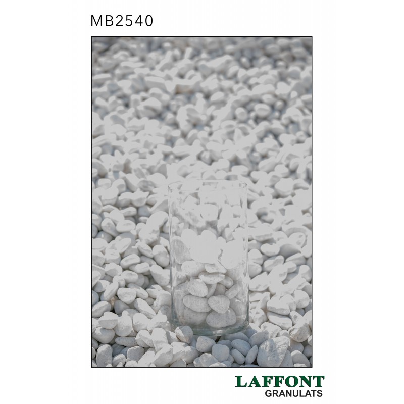 GALETS MARBRE BLANC 25/40