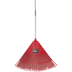 RATEAU A FEUILLES 800 MM POLYPRO PROF AVEC MANCHE