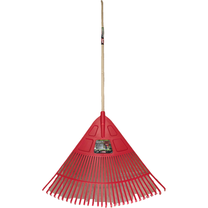 RATEAU A FEUILLES 800 MM POLYPRO PROF AVEC MANCHE