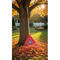 RATEAU A FEUILLES 800 MM POLYPRO PROF AVEC MANCHE