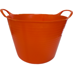 TUBTRUG L 38 L H. 33 CM Ø 45 CM - ORANGE
