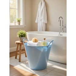TUBTRUG L 38 L H. 33 CM Ø 45 CM - BLEU CIEL