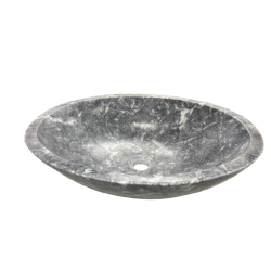 VASQUE OVALE BLUE STONE NOIR