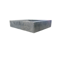 SS11 VASQUE RECTANGULAIRE PRISMA 40X10X50 CM - MARBRE NOIR