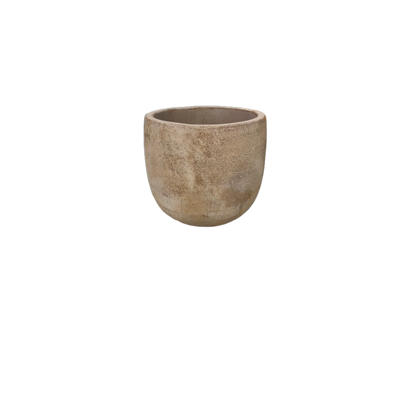 POT ROND BUNGXE TERRE CUITE ANTERRA Ø 22 CM HT 18 CM