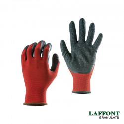 PAIRE DE GANTS NYLON ENDUITS LATEX (T.10)