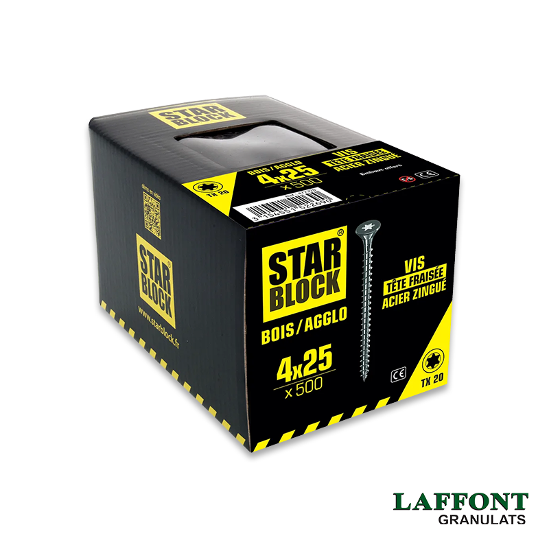 VIS STARBLOCK TX 4X25 MM - 500 PCS