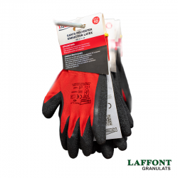 PAIRE DE GANTS NYLON ENDUITS LATEX (T.10)