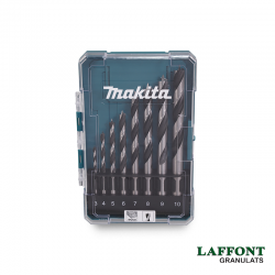 COFFRET 8 FORETS BOIS CYLINDRIQUES - MAKITA