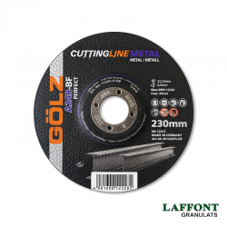 DISQUE GOLZ A TRONCONNER ACIER A24R Ø 230 MM