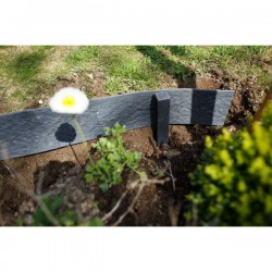 BORDURE DROITE ECOLAT GRIS 200X14X1 MM