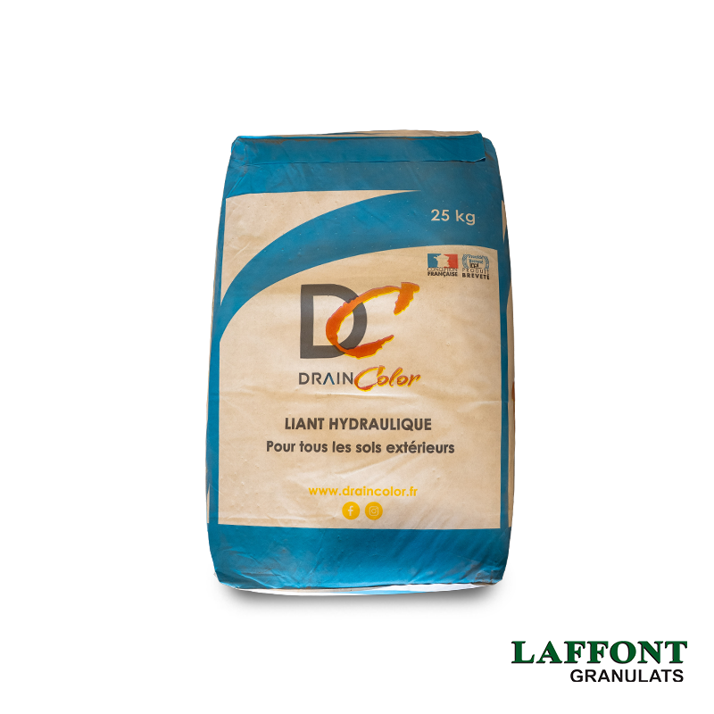 LIANT HYDRAULIQUE FIBRE DRAINCOLOR - SAC 25 KG