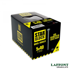 VIS STARBLOCK TX 5X40 MM - 500 PCS