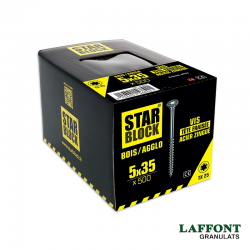 VIS STARBLOCK TX 5X35 MM - 500 PCS