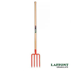 FOURCHE BECHE DOUILLE 4 DENTS 300X180 MM MANCHE BOULE 1,15 M