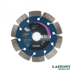 DISQUE DIAMANT PRO TT Ø 125 MM ALES. 22,23  MM HT 12 MM - SIDAMO