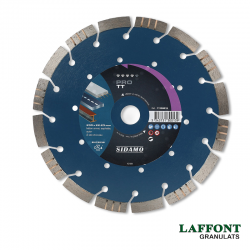 DISQUE DIAMANT PRO TT Ø 230 MM ALES. 22,23 MM HT 12 MM - SIDAMO