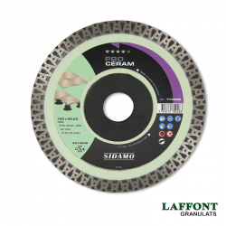 DISQUE DIAMANT PRO CERAM Ø 125 MM ALES. 22,23 MM HT 10 MM - SIDAMO