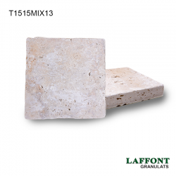 TRAVERTIN BEIGE 15X15X3 CM - MIX 1