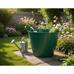 TUBTRUG L 38 L H. 33 CM Ø 45 CM -VERT