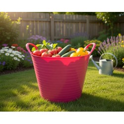 TUBTRUG L 38 L H. 33 CM Ø 45 CM - ROSE