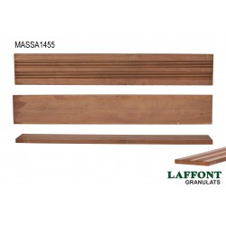 LAME TERRASSE MASSA. 145 MM EP 21 MM  - LG +/- 1,55 M (5' - 0,221 M2)
