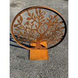 ARBRE DE VIE ACIER CORTEN Ø 100 CM - EP 3 MM