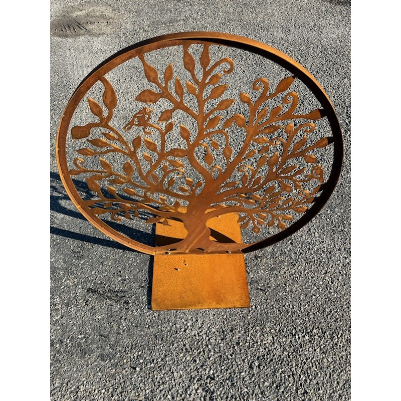 ARBRE DE VIE ACIER CORTEN Ø 100 CM - EP 3 MM