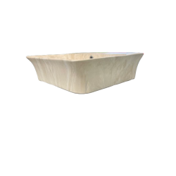VASQUE CERAMIQUE EFFET MARBRE AVEC TROU DE ROBINET