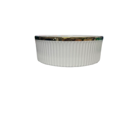 VASQUE CERAMIQUE RONDE LISERET DORE