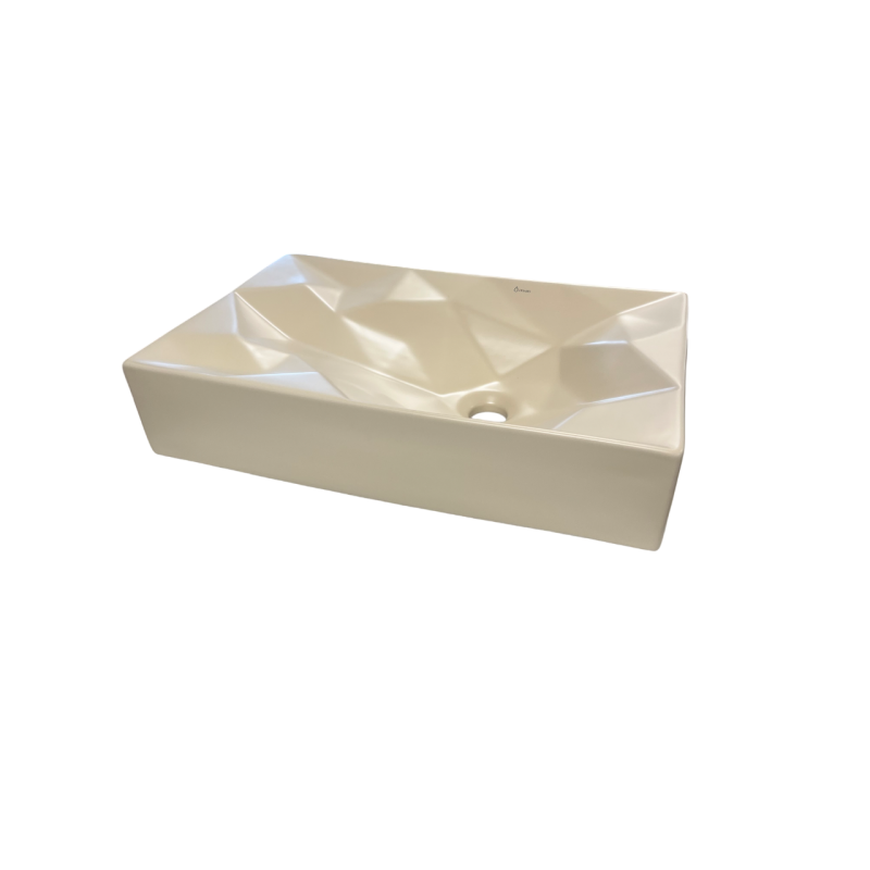 VASQUE CERAMIQUE RECTANGULAIRE INTERIEUR IRREGULIER