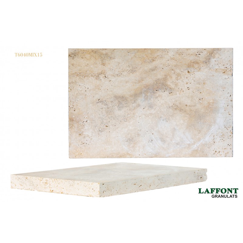 TRAVERTIN BEIGE 61X40,6X5 CM - MIX1