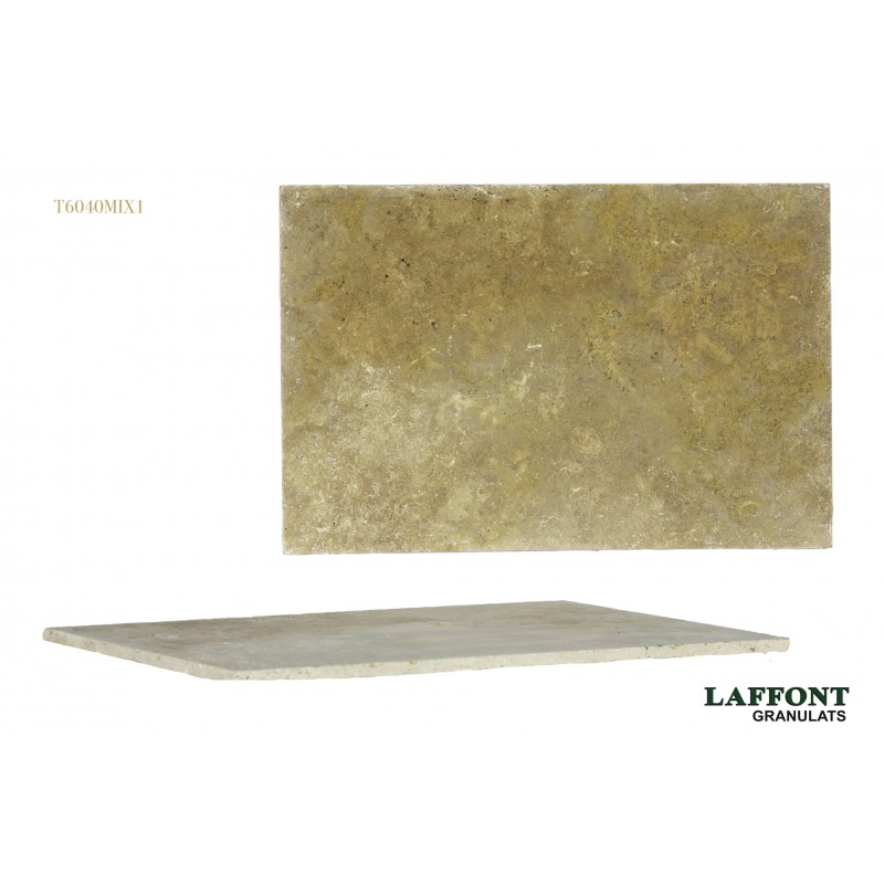 TRAVERTIN BEIGE 61X40,6X1,2CM - MIX1