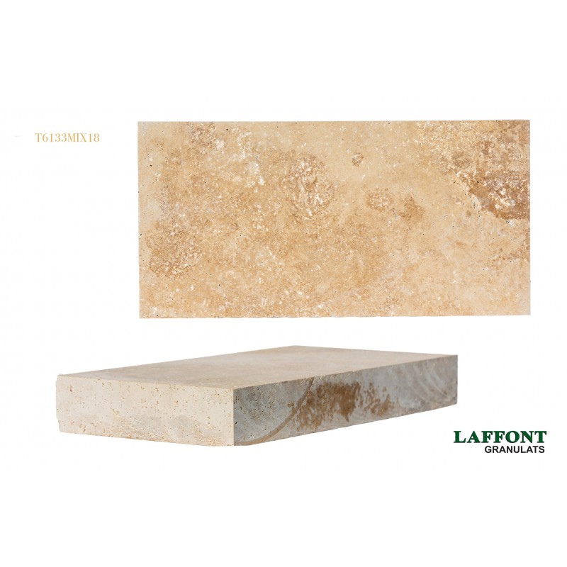 MARGELLE TRAVERTIN BEIGE BD 61X33X8 CM - MIX 1