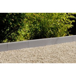 BORDURE LISSE BETON 50X20X5 CM - GRIS