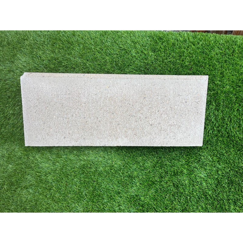 BORDURE LISSE BETON 50X20X5 CM - GRIS