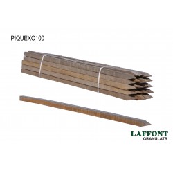 PIQUET BOIS EXOTIQUE 2.5X2.5X100 CM - CLASSE 4