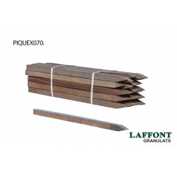 PIQUET BOIS EXOTIQUE 2.5X2.5X70 CM - CLASSE 4