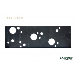 ARDOISE BUBBLE 150X50X3 CM - NOIR