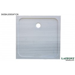 BAC DOUCHE AFYON WHITE 90X90X5 CM